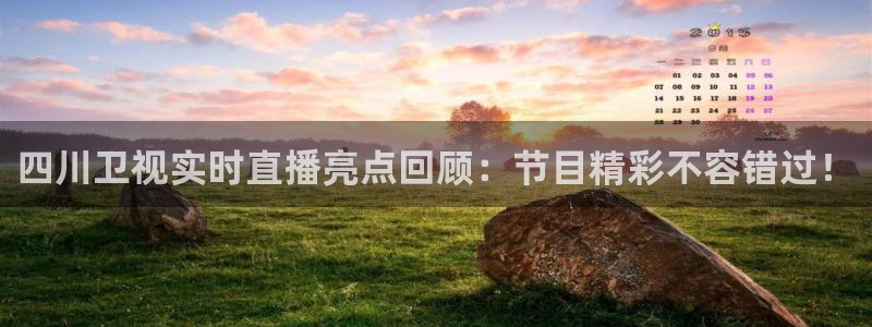鲸鱼体育直播：四川卫视实时直播亮点回顾：节目精彩不容错过！